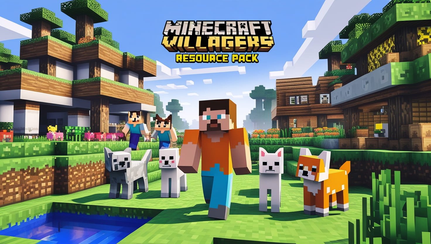 Dadget’s Animal Villagers Resource Pack (1.21.11, 1.20.1) – Texture Pack